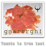 Bédé Html sur une Tomate